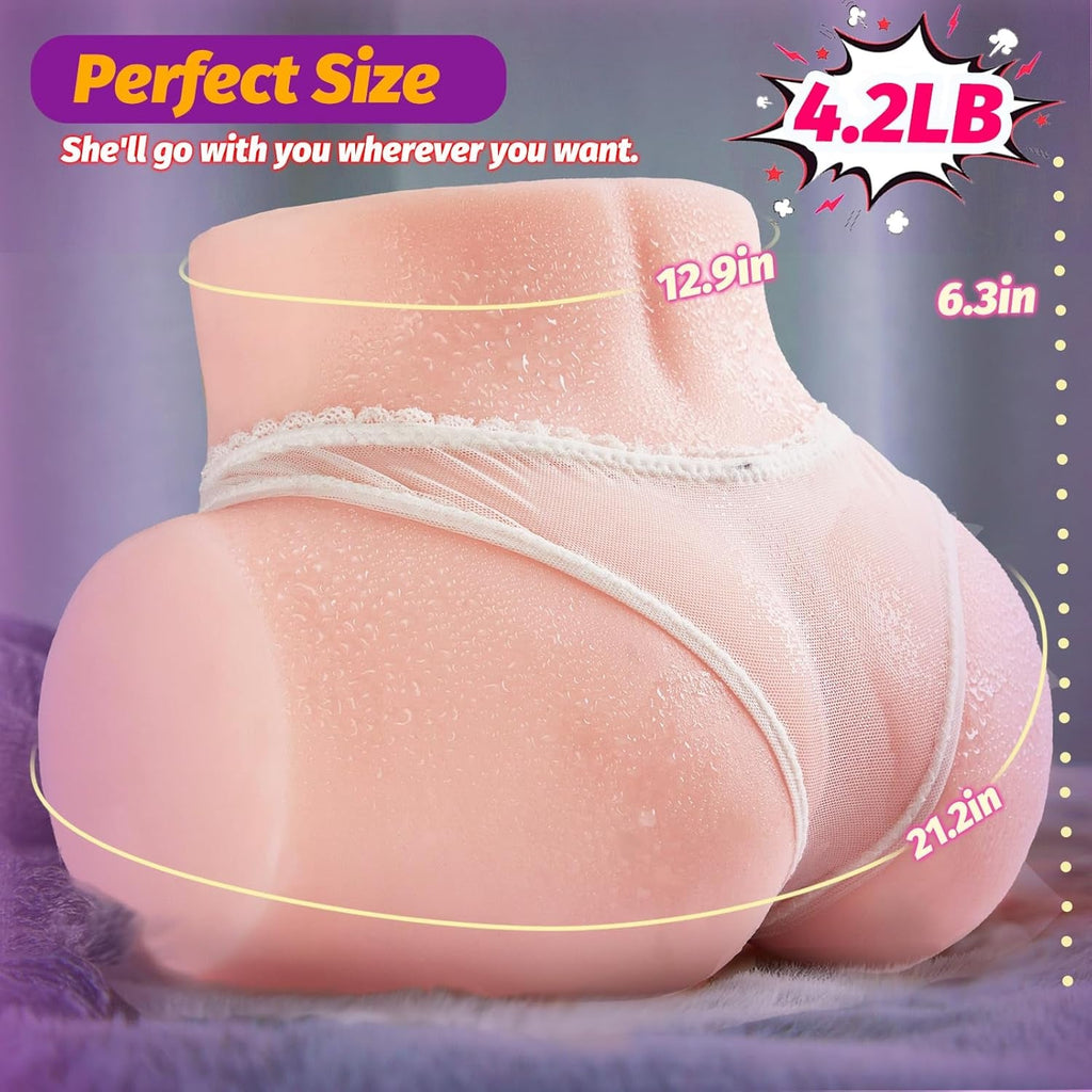 SilhouetteSplit Portable Dual Channel Male Stroker Sex Doll 4.2LB