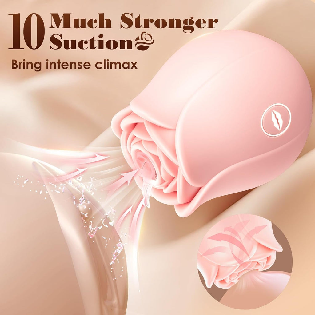 LunaraSync Rose Clit Sucker 10 Modes App Control Waterproof