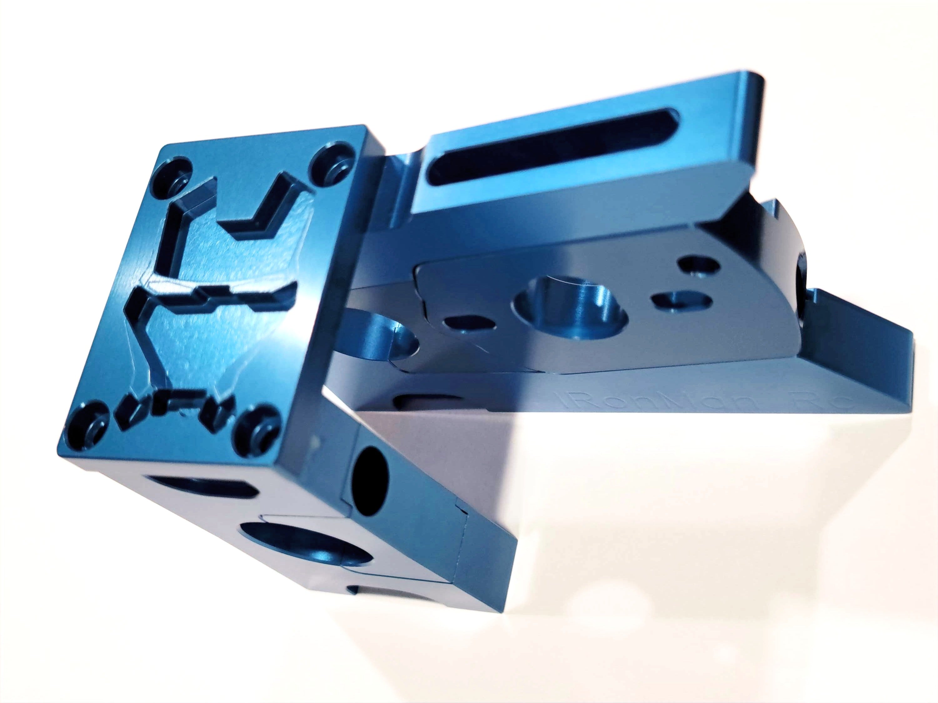 IRonManRc Arrma Candy Blue Motor Mount 25mm & 30mm Slider