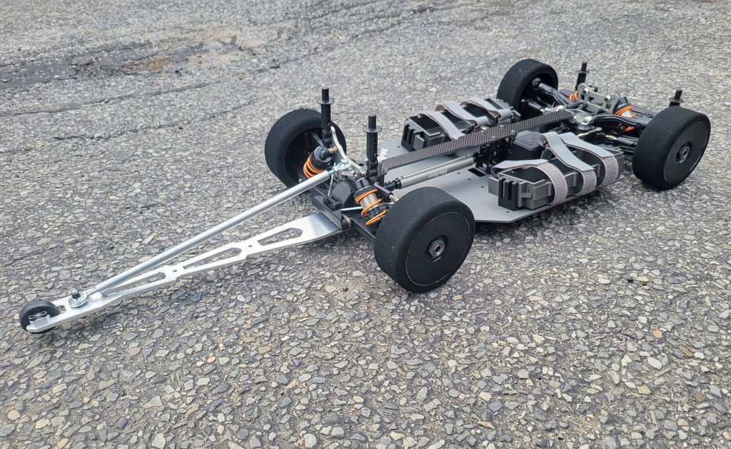 IRonManRc HOBAO VTE2 / VT "12 GAUGE "  Wheelie Bar Drag Racing Beast