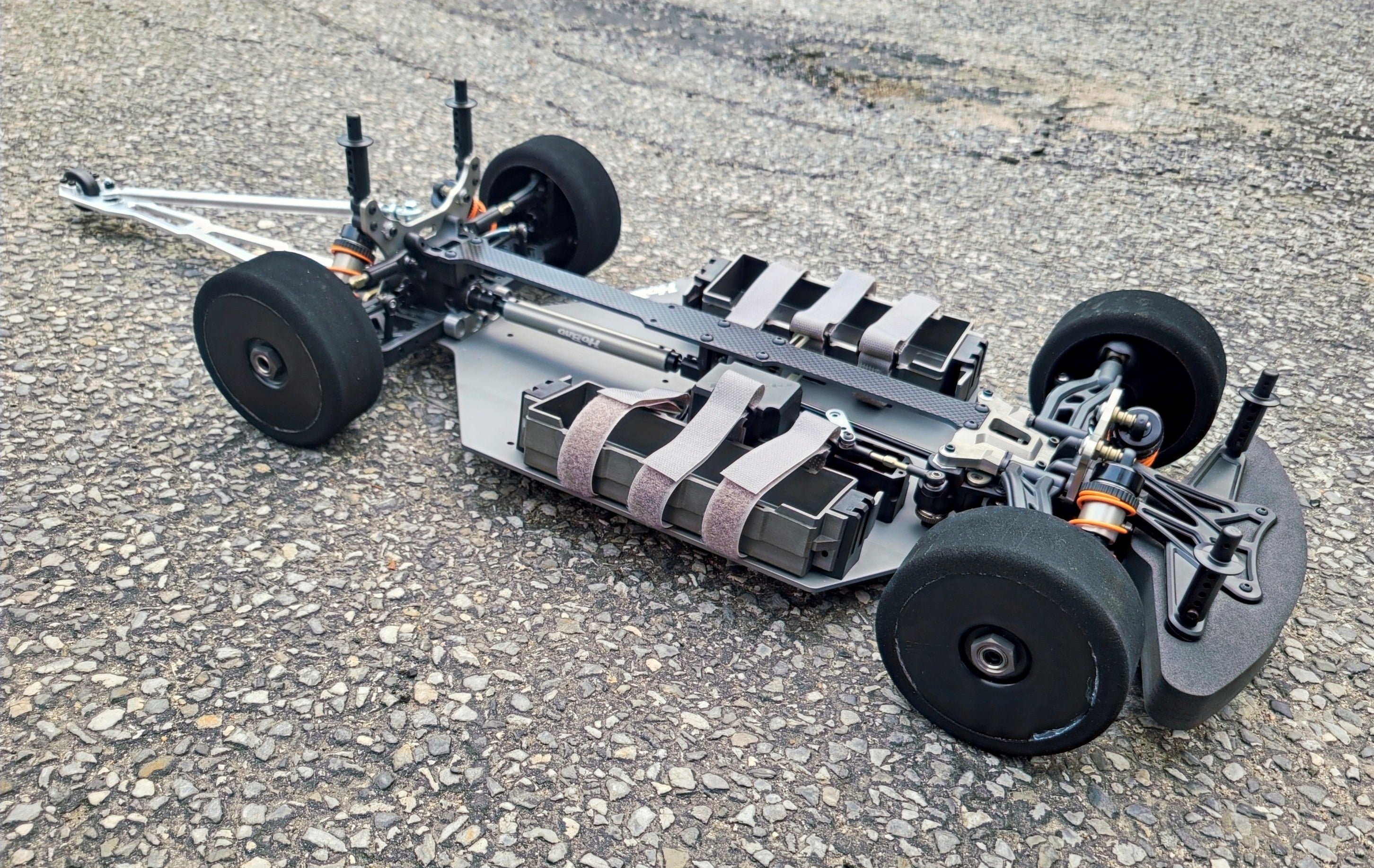 IRonManRc HOBAO VTE2 / VT "12 GAUGE "  Wheelie Bar Drag Racing Beast