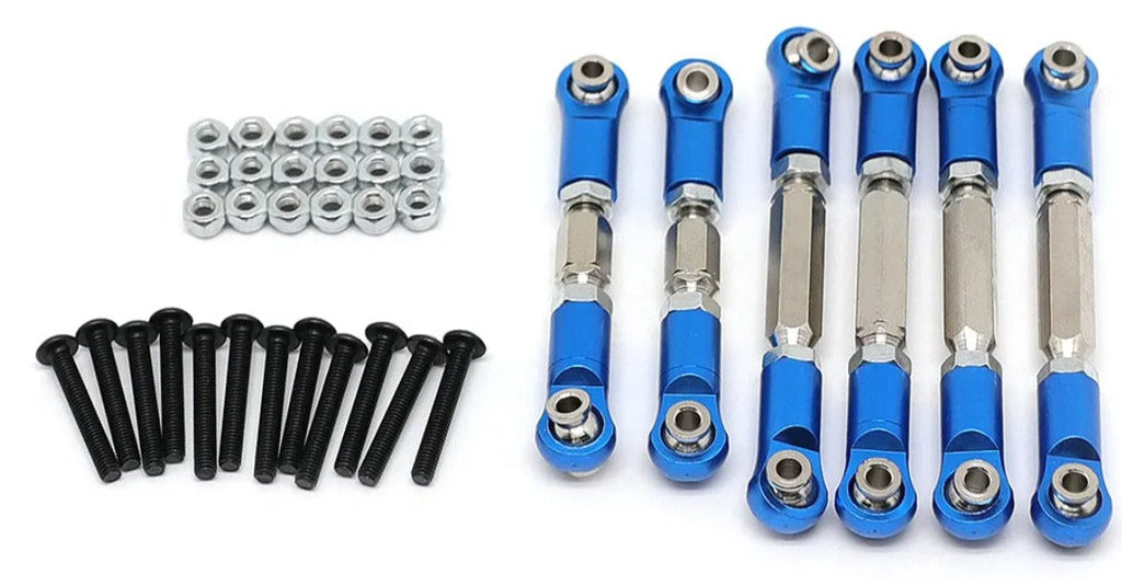 IRonManRc ARRMA 3S Senton Big Rock Typhon Granite BLUE Tie Rods