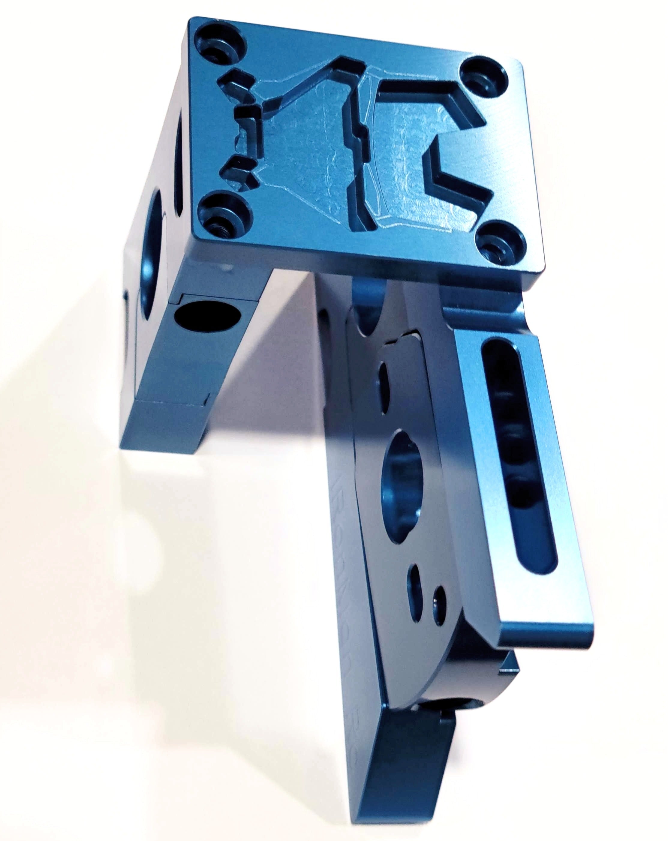 IRonManRc Arrma Candy Blue Motor Mount 25mm & 30mm Slider