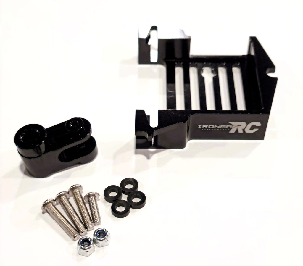 IRonManRc BLACK Aluminum Standard Servo Adapter XMAXX / XRT