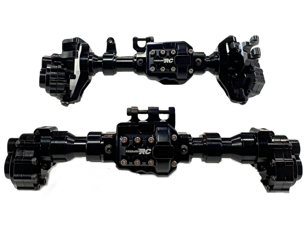 IRonManRc TRX4 Metal Portal Axle Housing Front & Rear (BLACK)