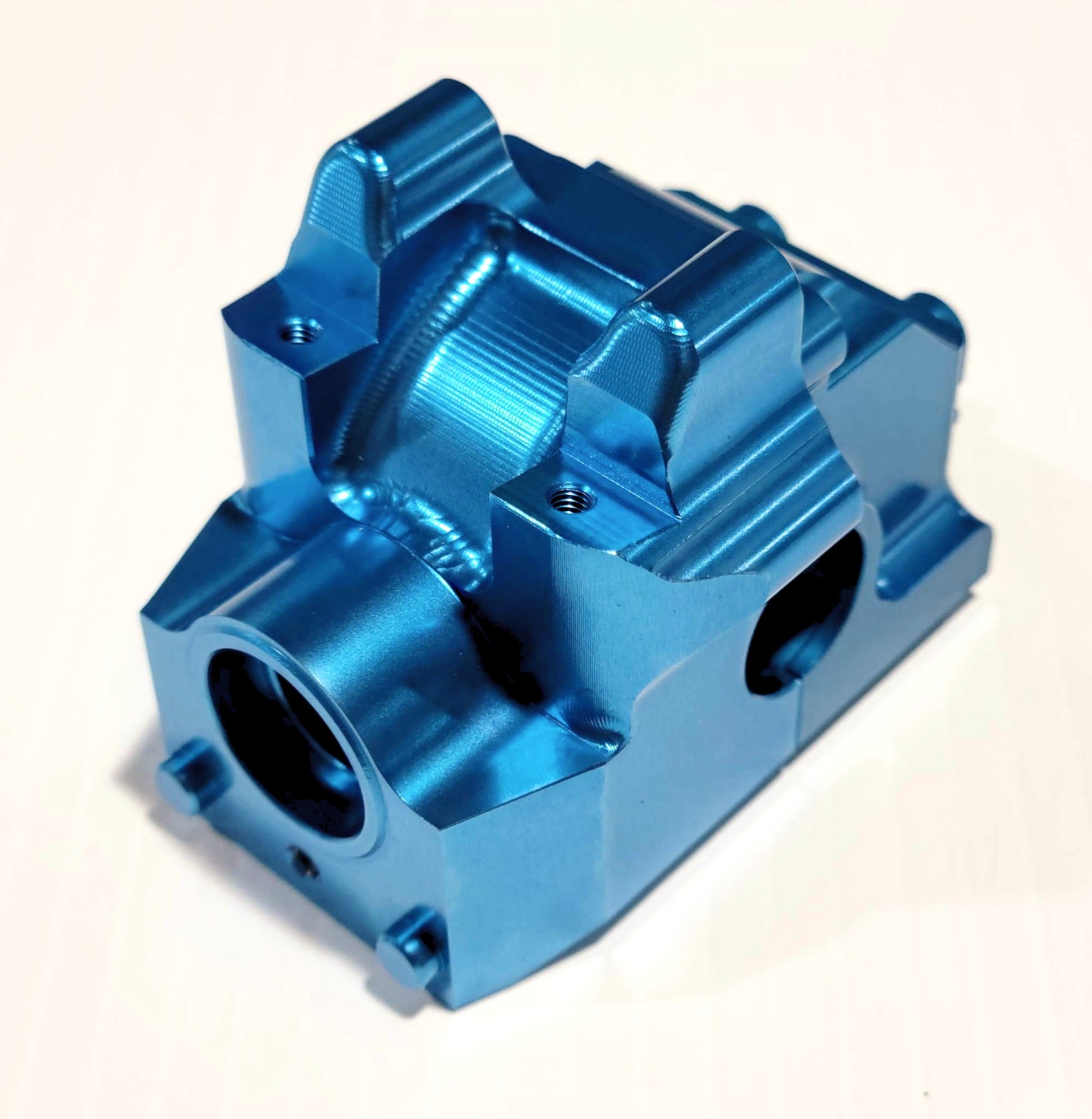 IRonManRc HOBAO VTE2 *FRONT ONLY* BLUE Aluminum Gear box case