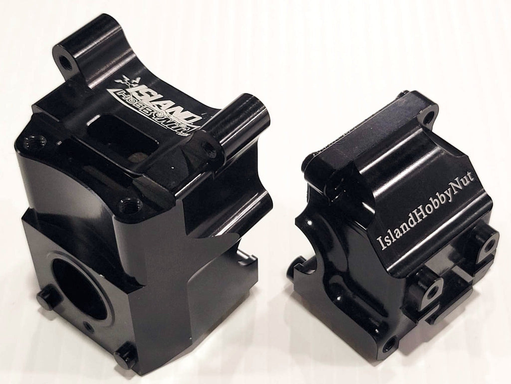 IRonManRc HOBAO VTE2 / VT *FRONT ONLY* Aluminum Gear box case ( BLACK )