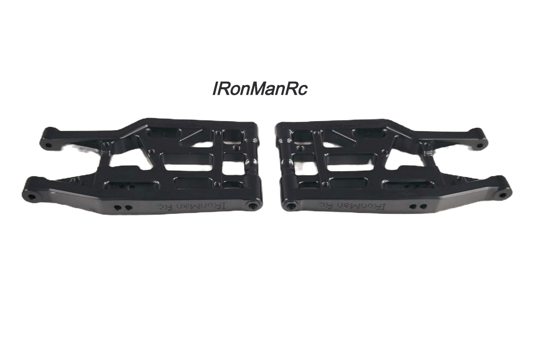 RonManRc Hobao Vte2 REAR Aluminum Lower A-Arms * CANDY BLACK *