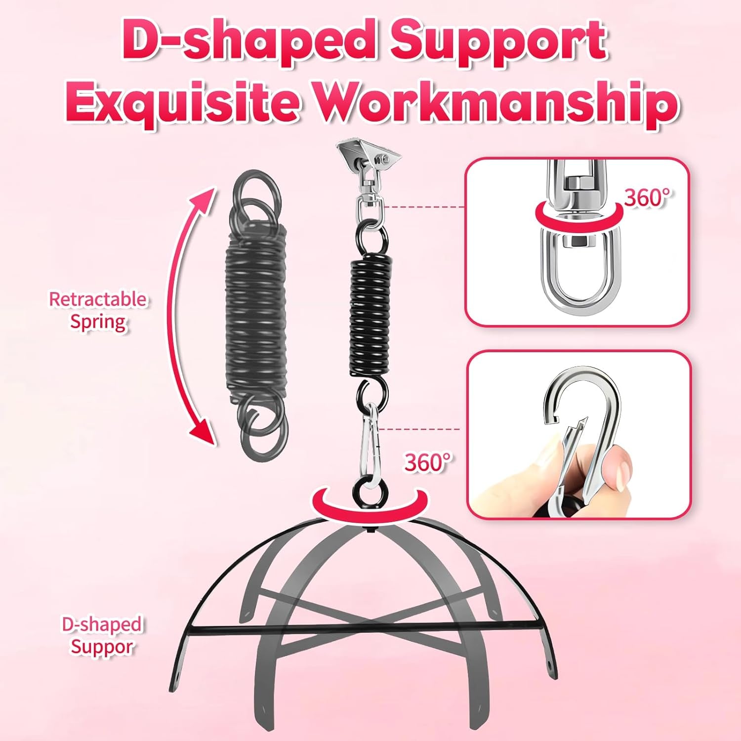 OrbitLift 360° Rotating Sex Swing 800lb