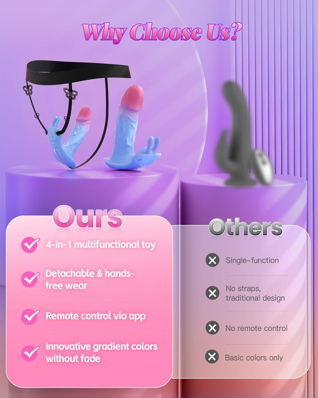 ThrustSync Thrusting Wearable Panty Vibrator APP Control