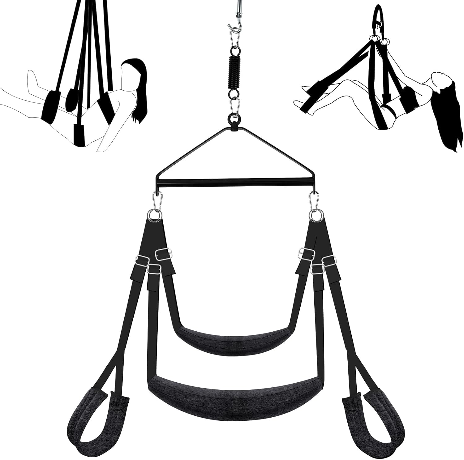 AerialisX 180° Spinning Sex Swing 800lb Ceiling