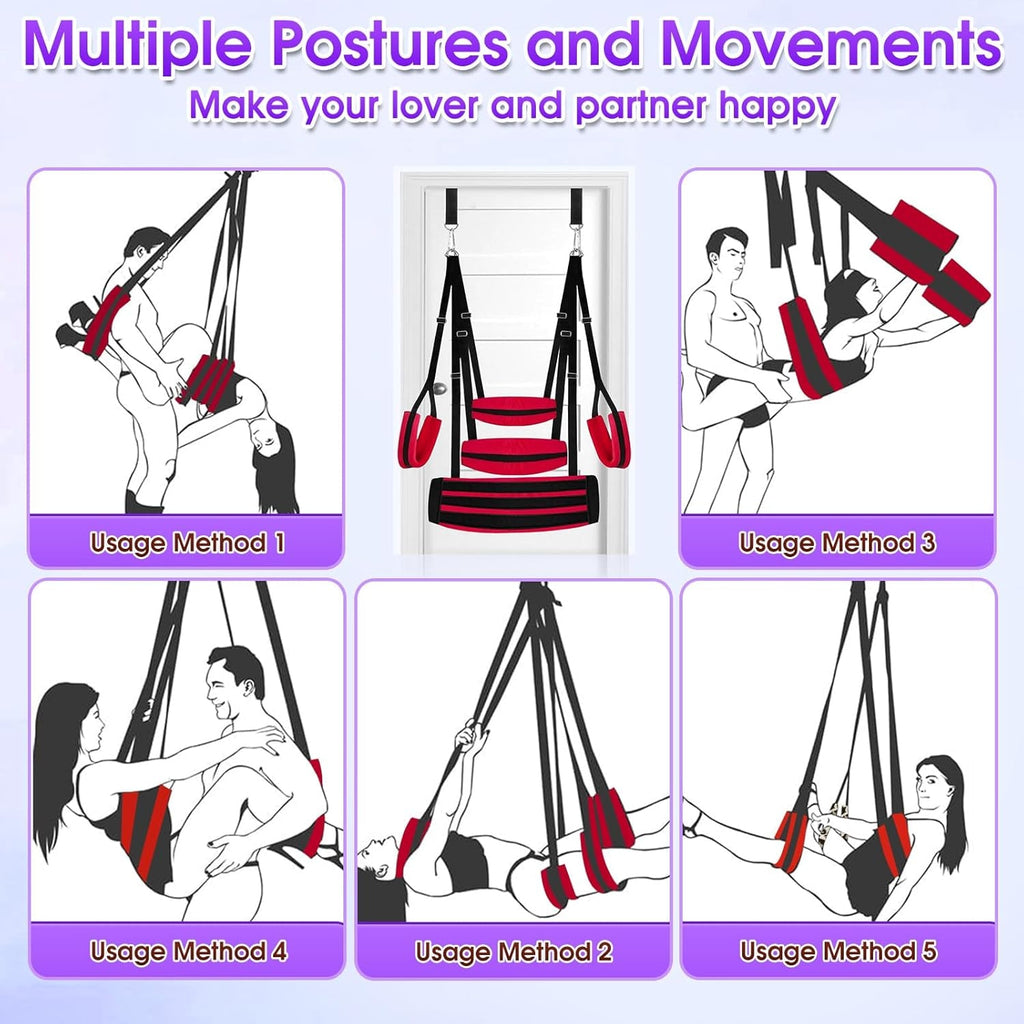 TitanHold Heavy-Duty Sex Swing 800lb Adjustable