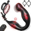 FlexDominus Prostate Massager Cock Ring 9+9 Modes Remote