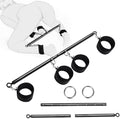 VelvetSpread Adjustable BDSM Spreader Bar with Cuffs
