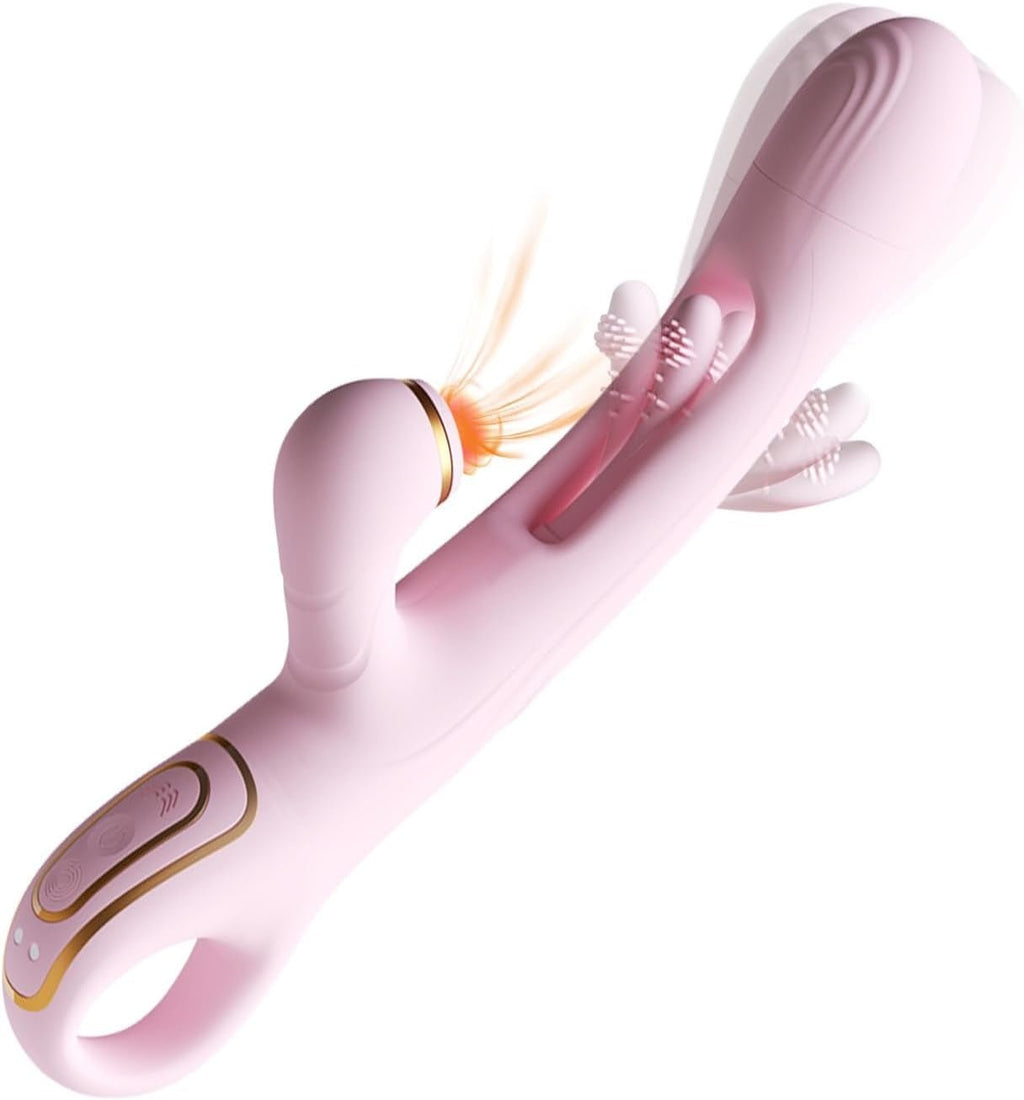 LuxeSuction Suction Rabbit Vibrator 3-in-1 Flapping 9 Modes