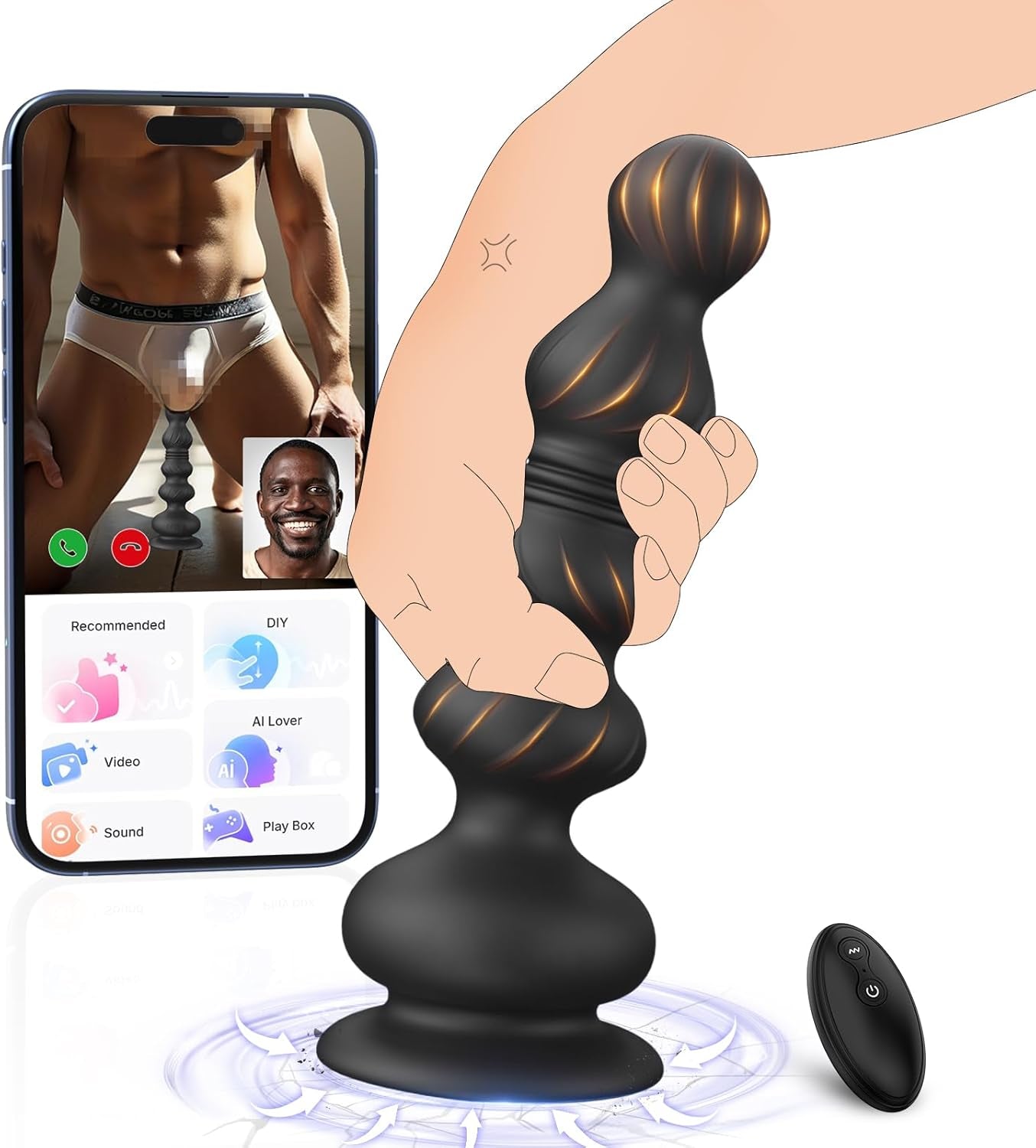 ThrustWaveX Thrusting Anal Beads Prostate Massager