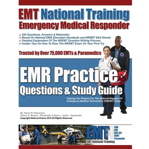 EMT National Training Emergency Medical Responder, EMR Practice Questions - Paperback