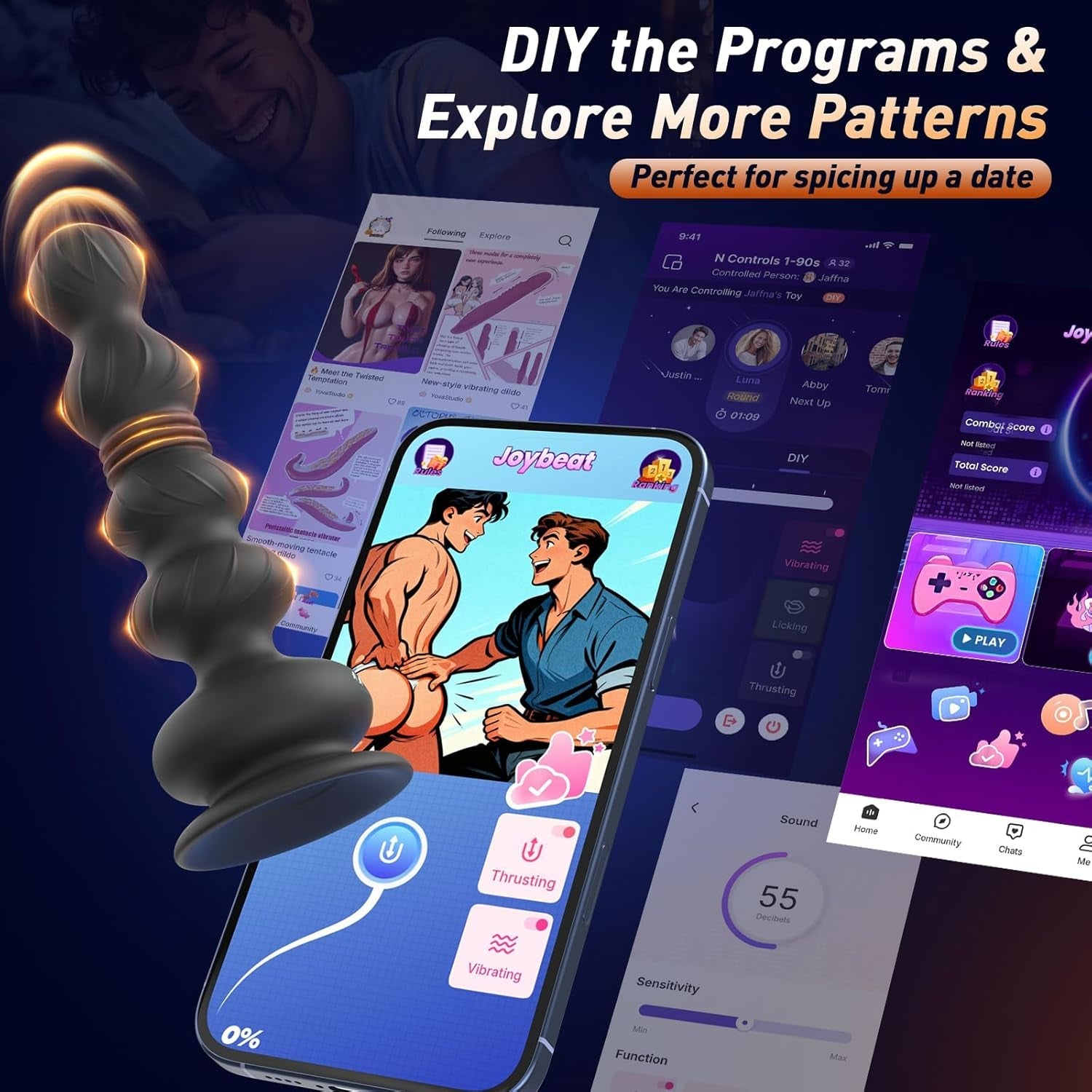 ThrustWaveX Thrusting Anal Beads Prostate Massager