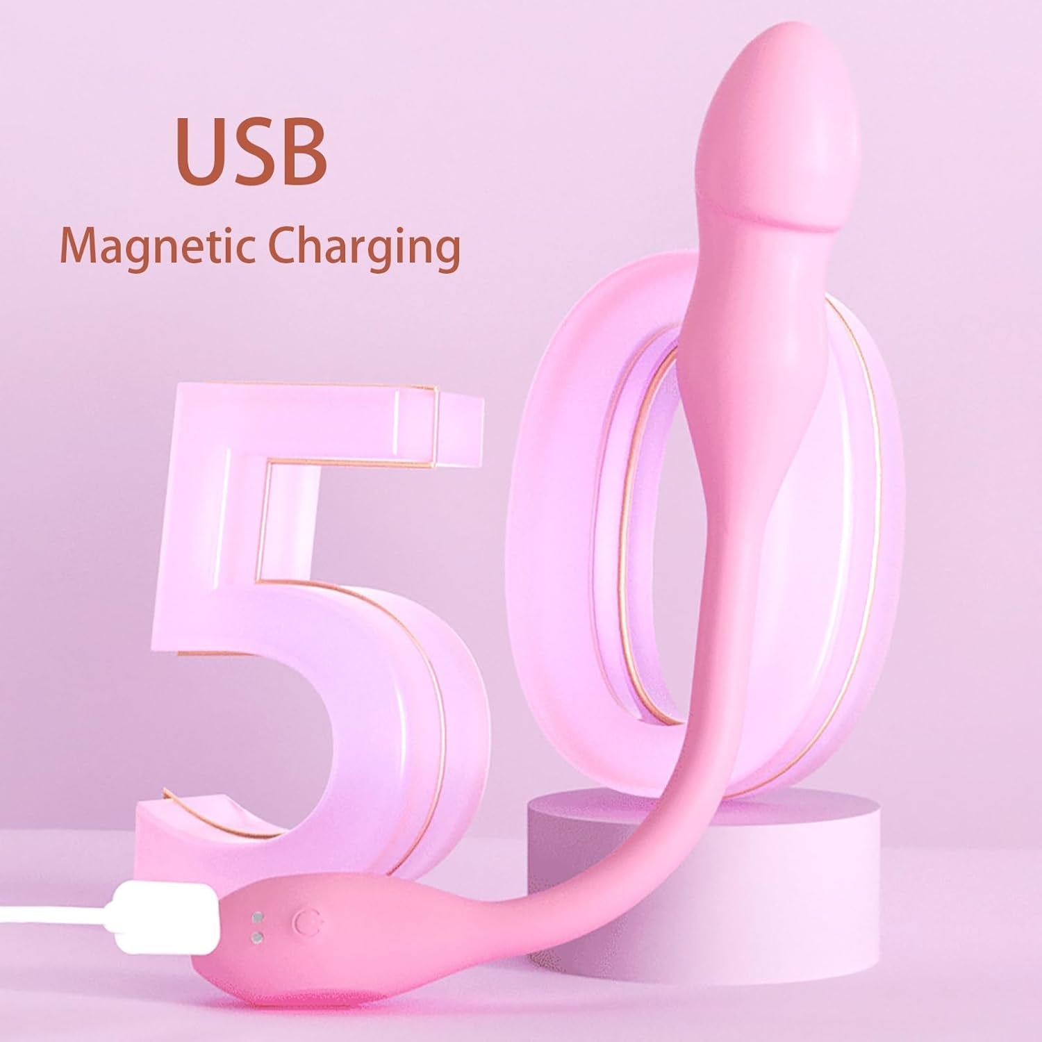 AirPulse Inflatable Vibrating Anal Plug 10 Modes USB Rechargeable