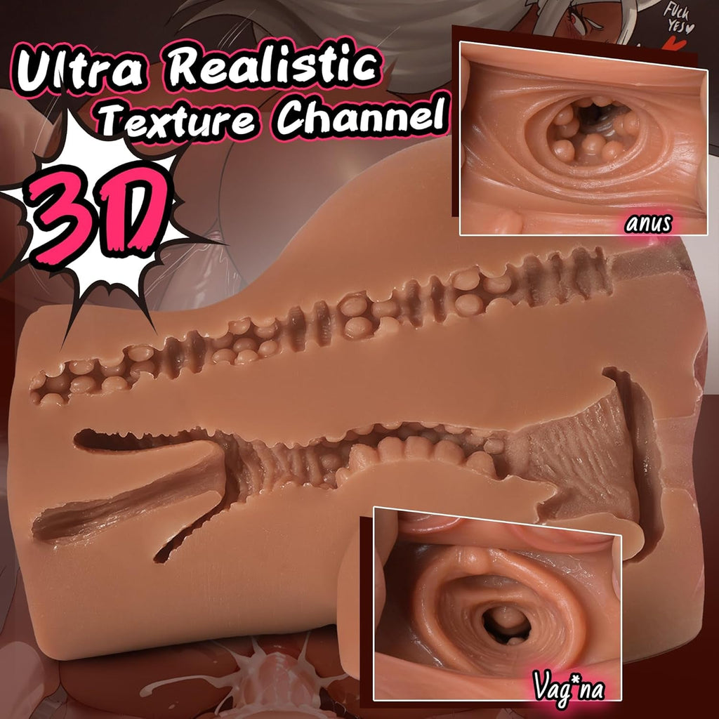 CompactCore 5.1LB Pocket Torso Sex Doll Dual Channel