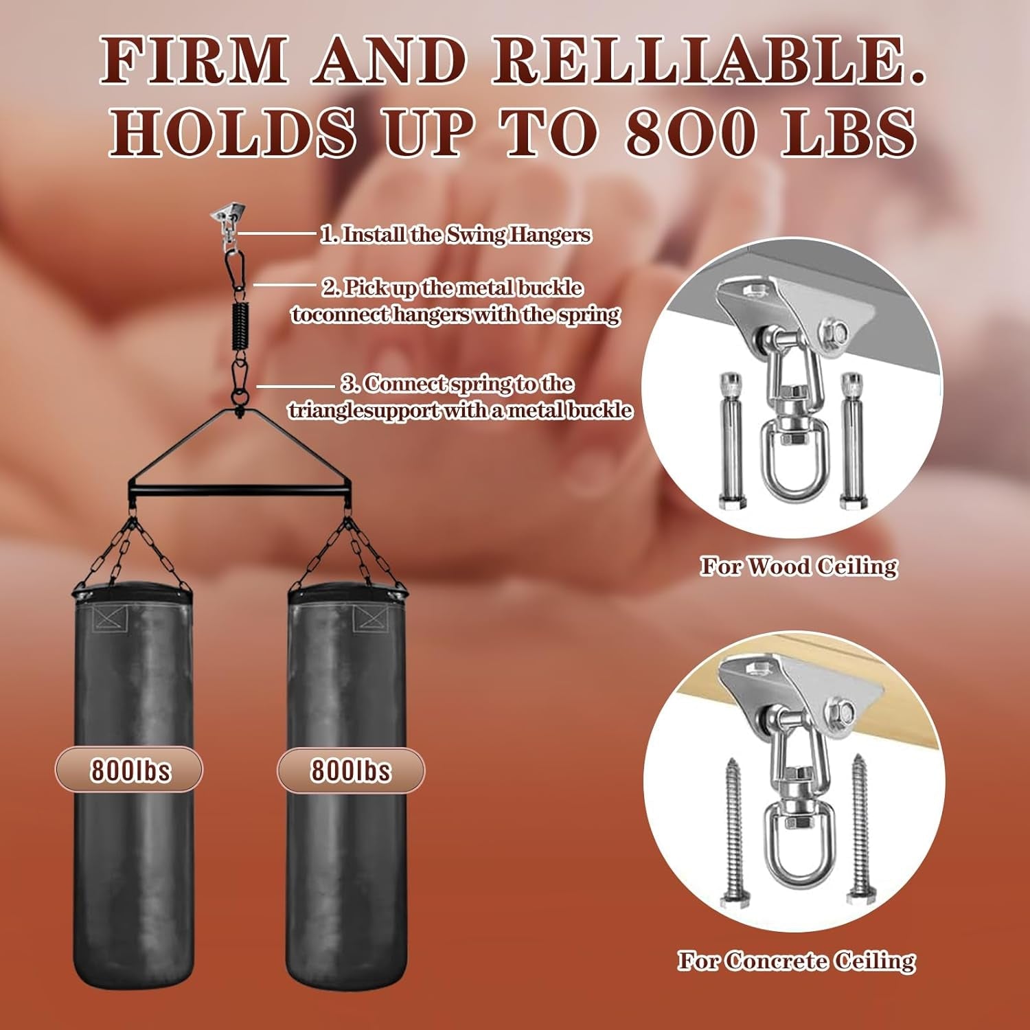TriVanta 360° Ceiling & Door Sex Swing Kit