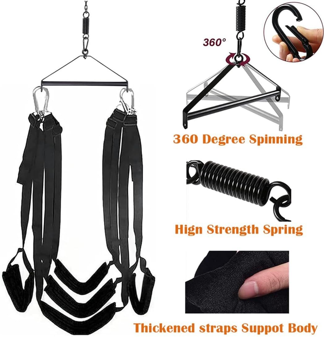 SpinVault 360° Ceiling Sex Swing 800lb Heavy Duty