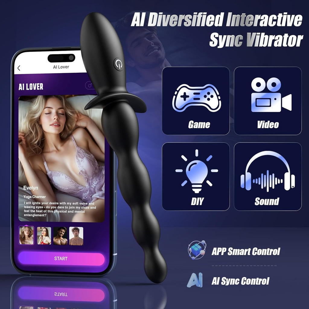 CoreWave App-Controlled Anal Beads Prostate Vibrator