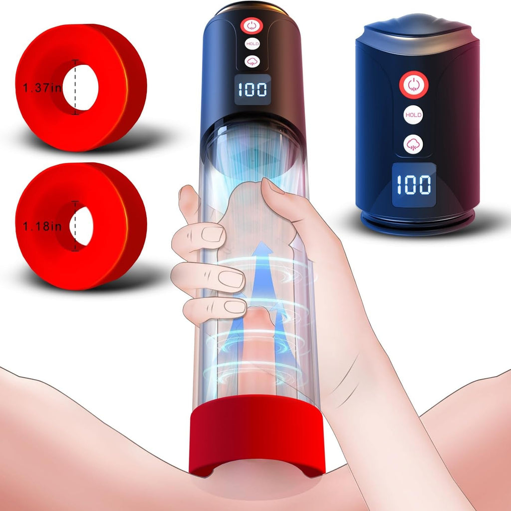 VacuRise Penis Pump 8 Suction Modes LED Display
