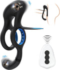 CoreSyncX 3-in-1 Cock Ring Clit Stimulator 9 Modes Remote