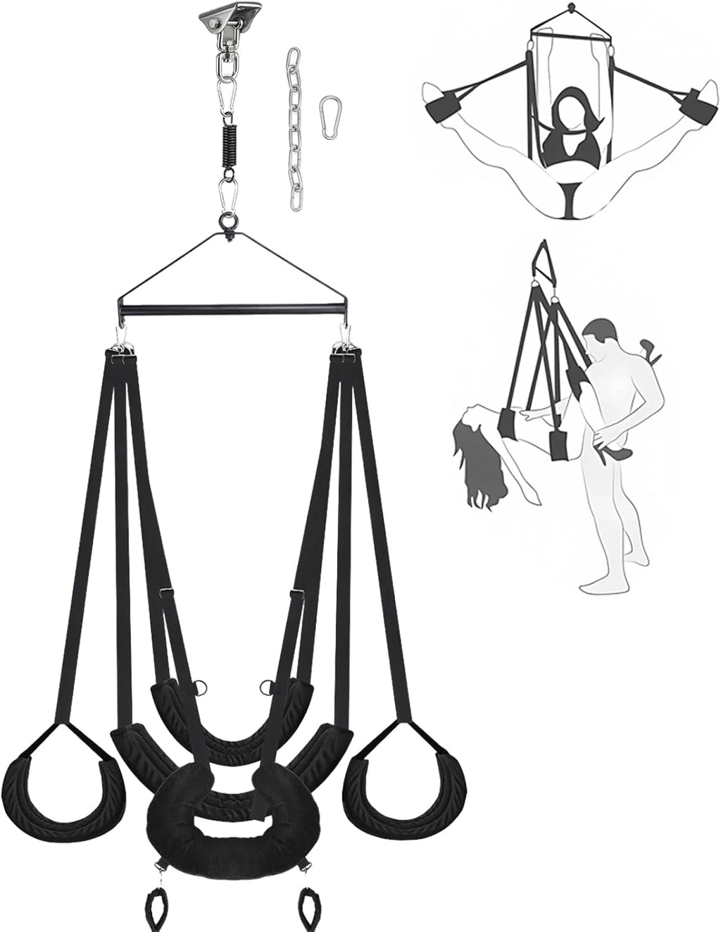 OrbitLux 360° Adjustable Ceiling Sex Swing
