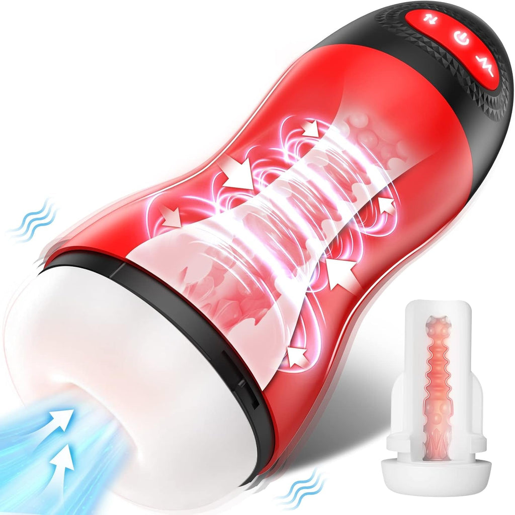 StormHeat Heating Male Masturbator 9 Suction 10 Vibration
