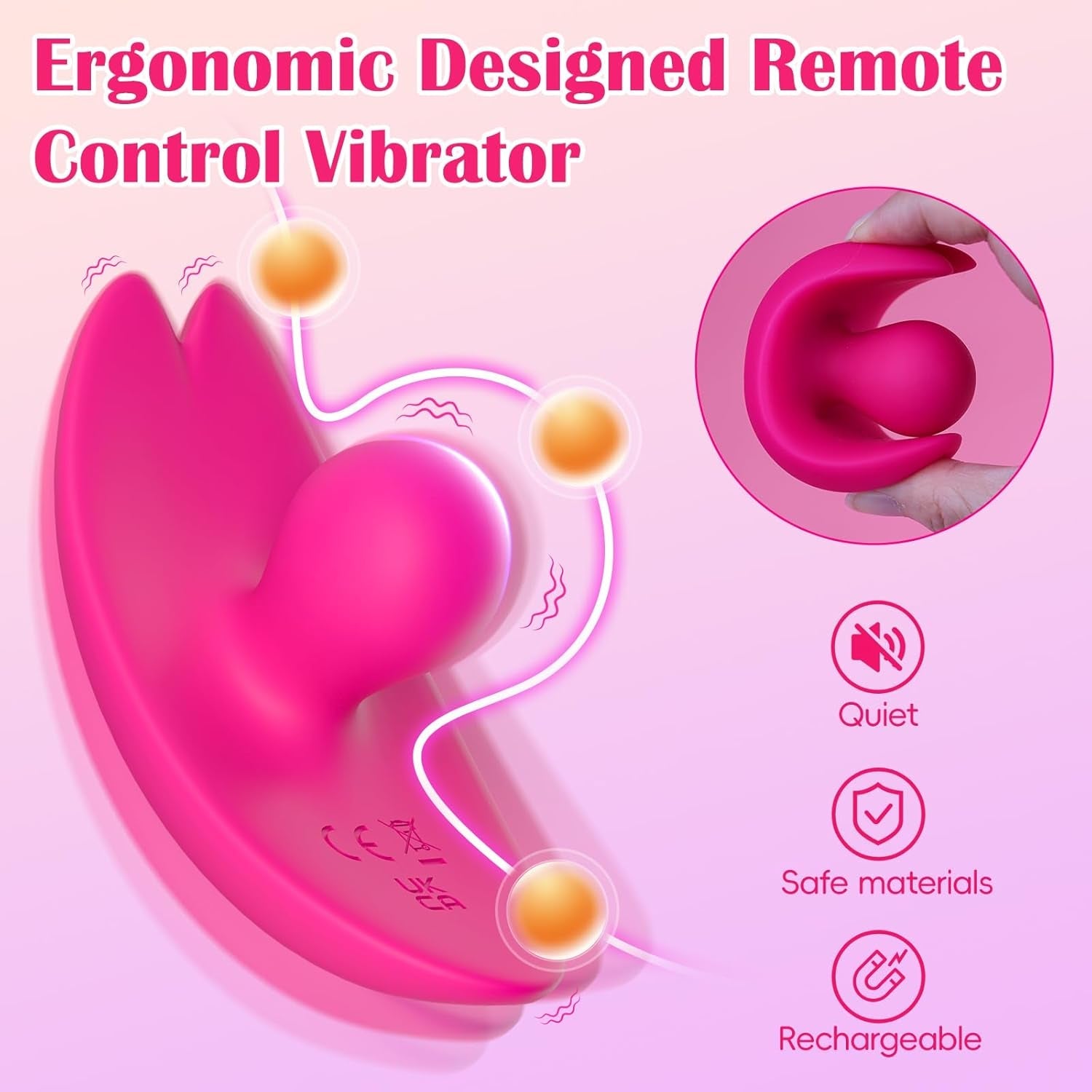 TriPulse 3-in-1 Wearable Panty Vibrator Remote Control