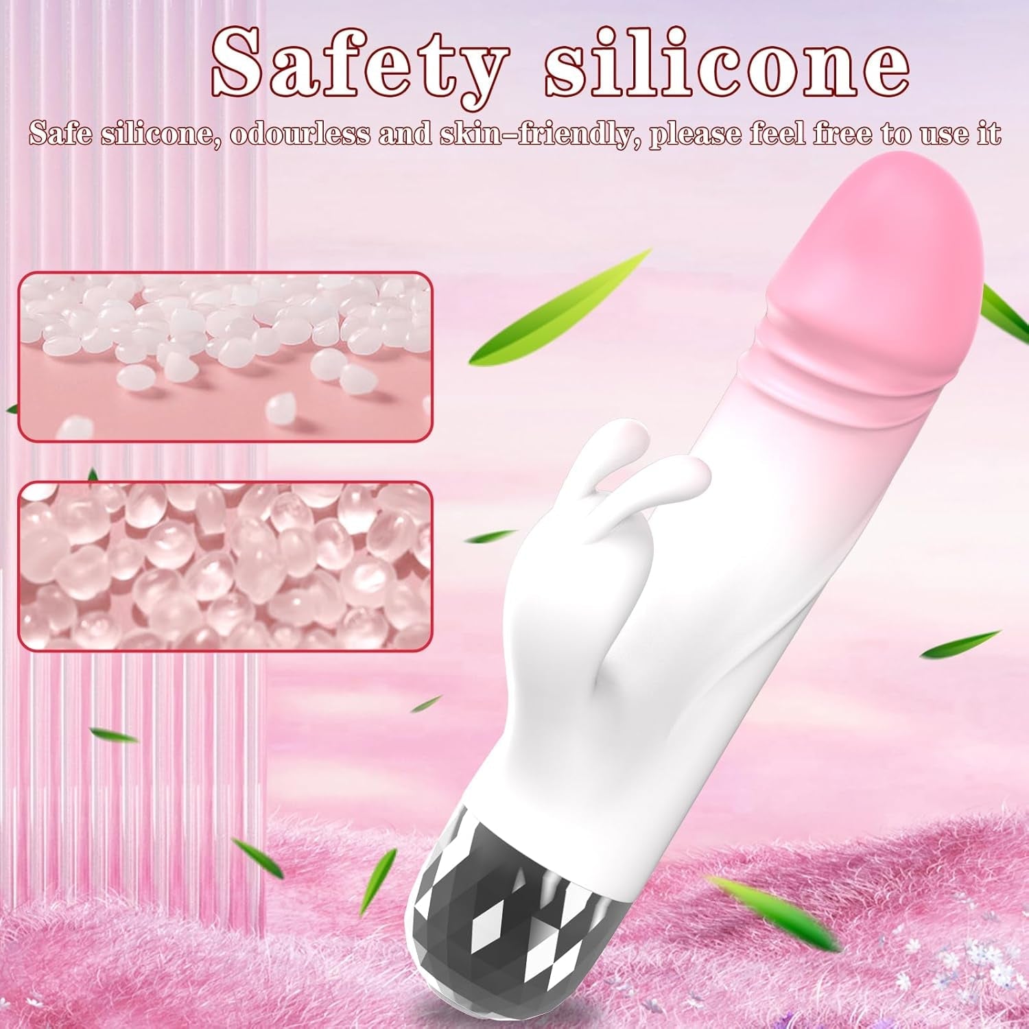 MiniVelour Mini Rabbit Vibrator 10 Modes Waterproof Silicone