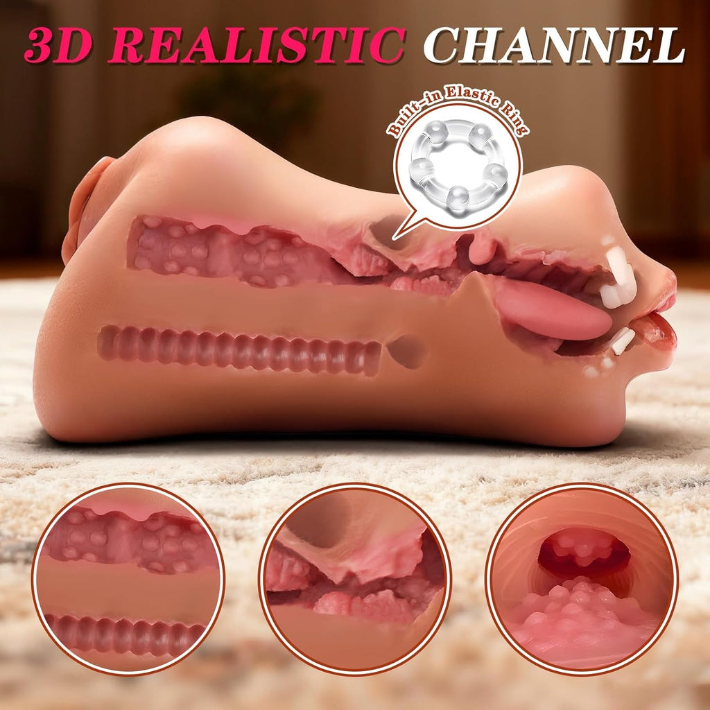 TripleCore 3-in-1 Pocket Pussy Male Masturbator