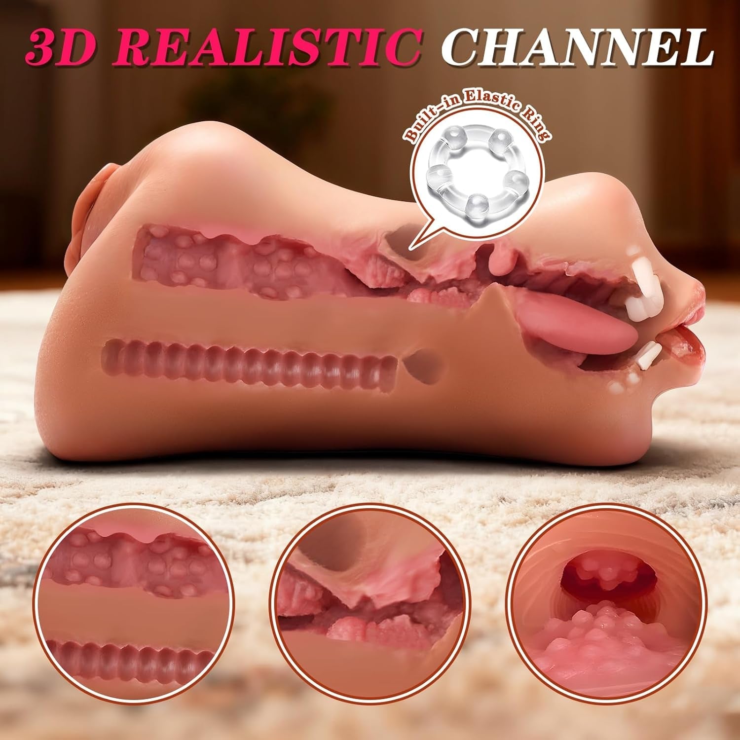 TripleCore 3-in-1 Pocket Pussy Male Masturbator