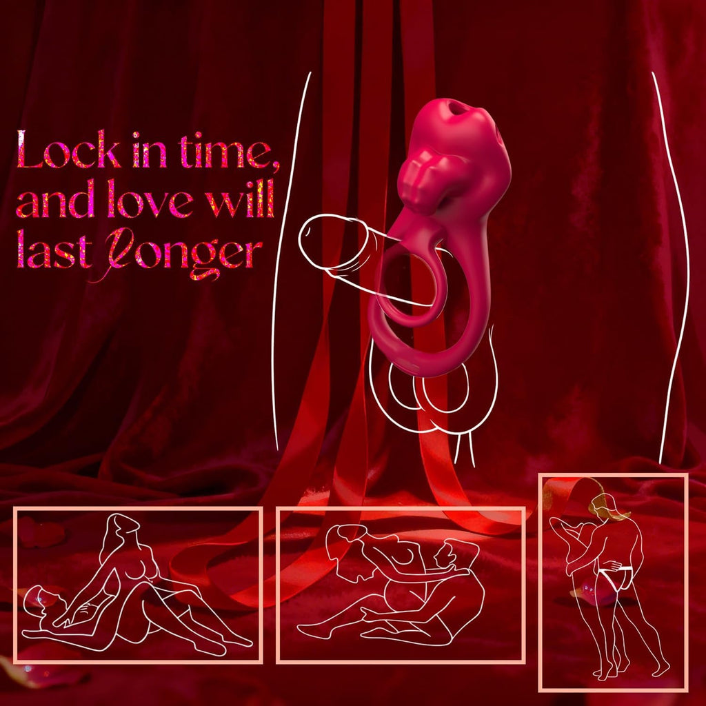 CrimsonSwitch Convertible Cock Ring Clit Stimulator App Control