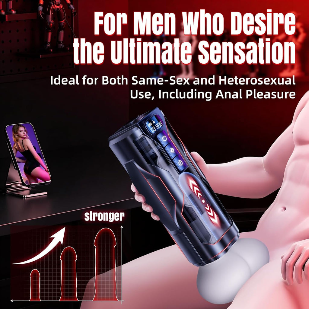 BootyForge Automatic Heated Pocket Pussy Thrusting Male Masturbator