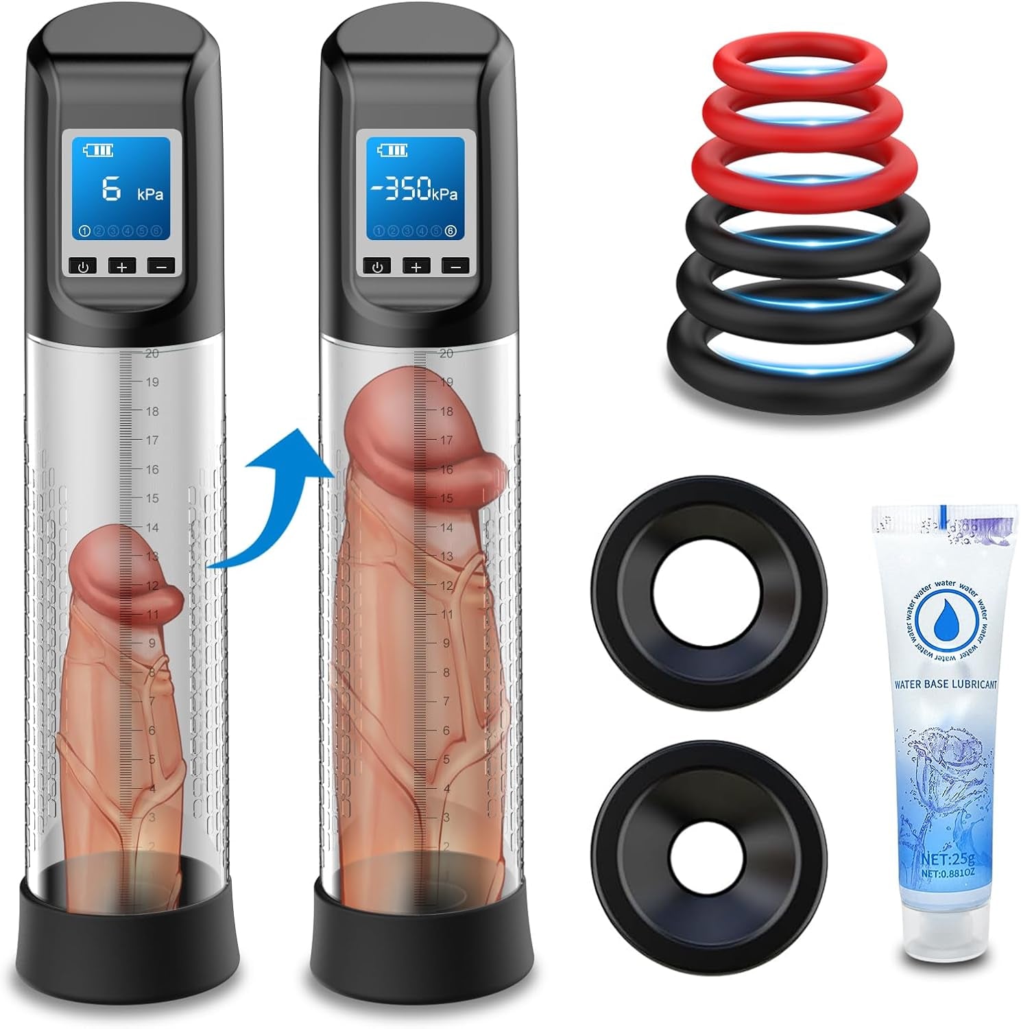 CoreDrive Electric Penis Pump 6 Modes LED Display