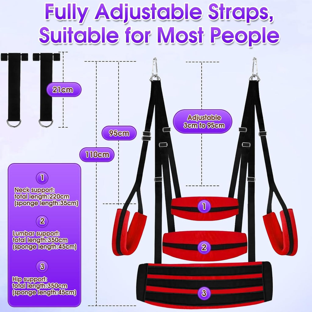 TitanHold Heavy-Duty Sex Swing 800lb Adjustable
