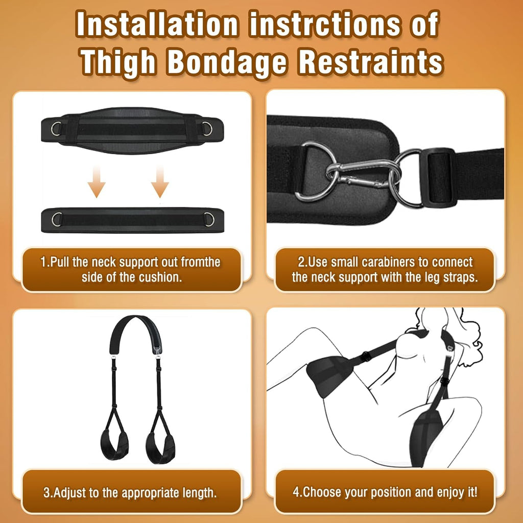 DualyX 2-in-1 Door Sex Swing & Thigh Sling