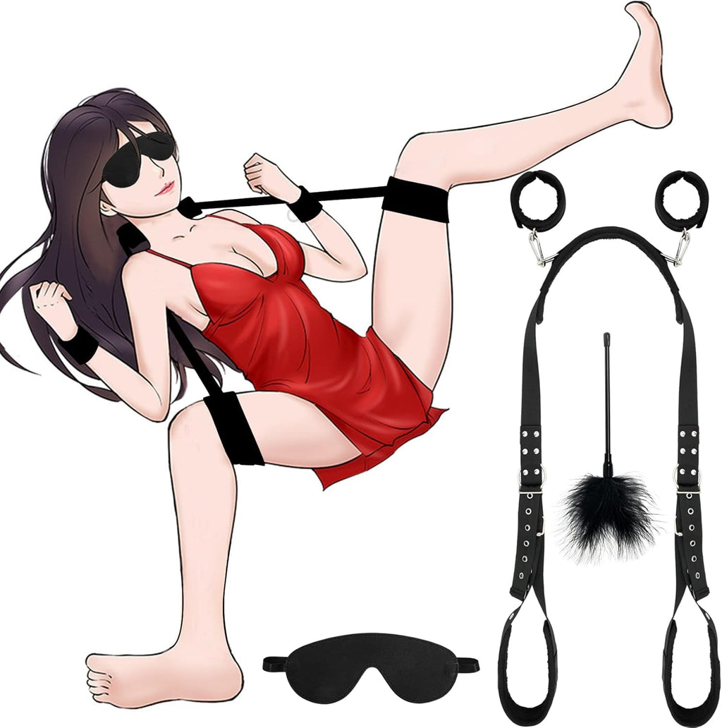 SoftBound BDSM Sling Restraint Kit Cuffs Blindfold