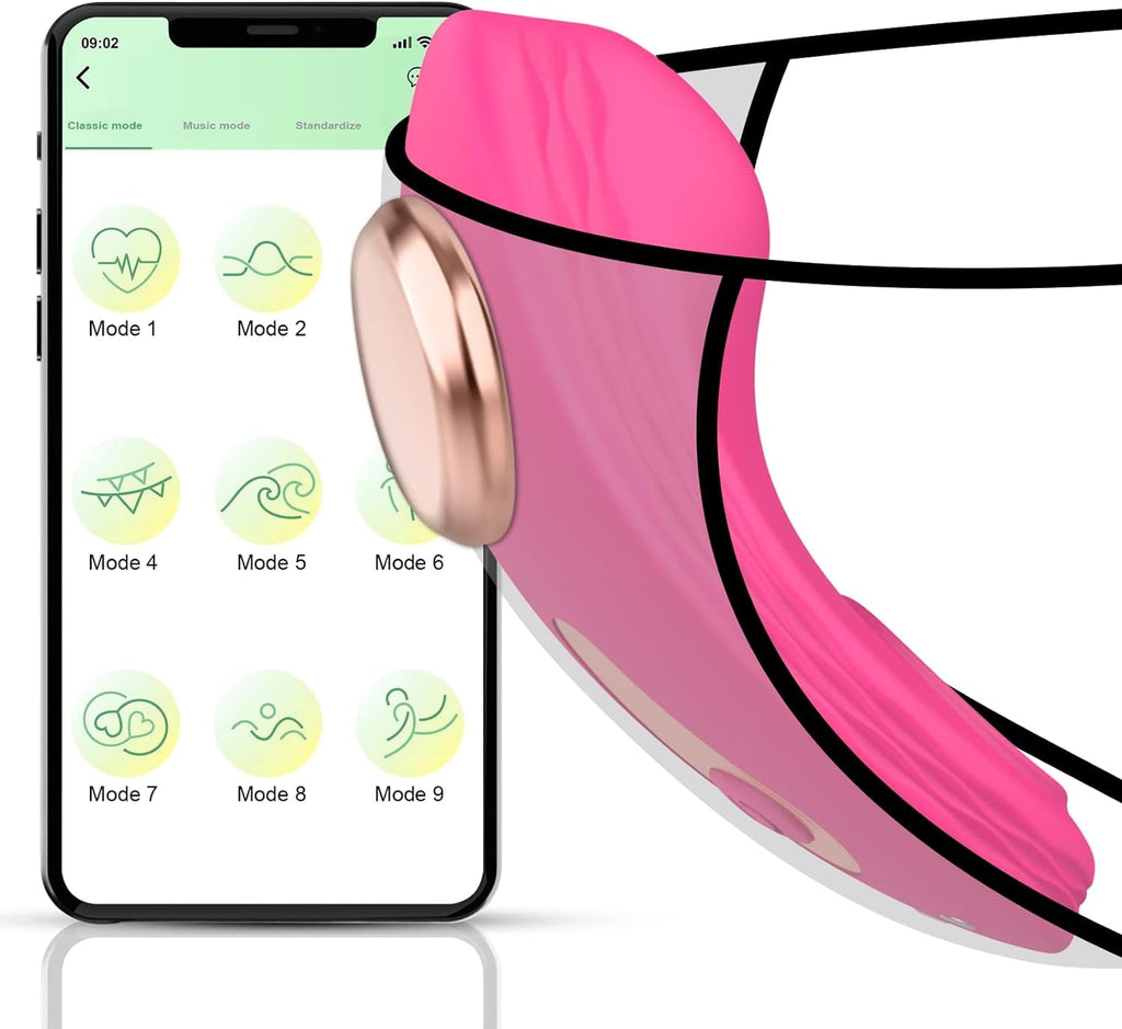 ClipSync APP Magnetic Panty Vibrator 10 Modes