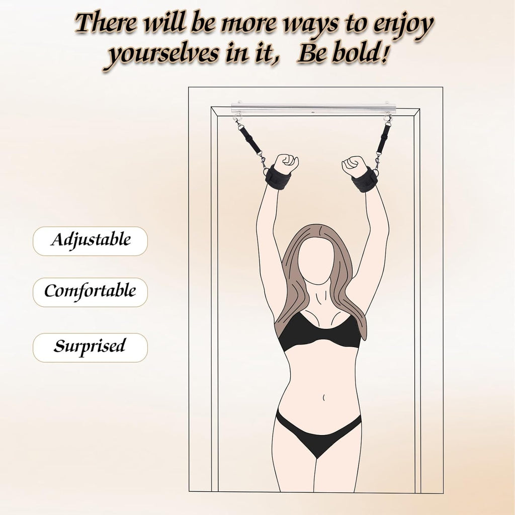 SilverFeather Spreader Bar BDSM Kit