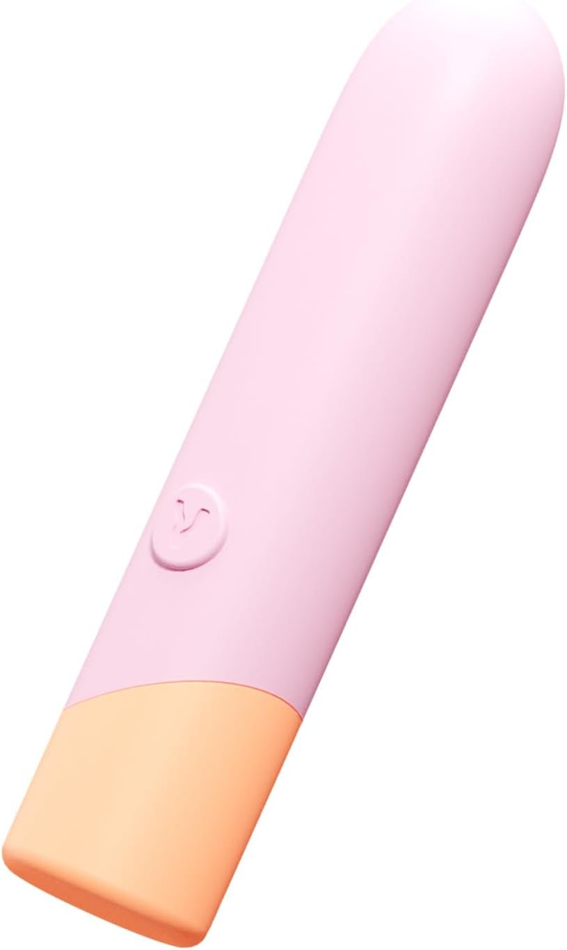 PeachLuxe Mini Bullet Vibrator Waterproof Quiet Rechargeable