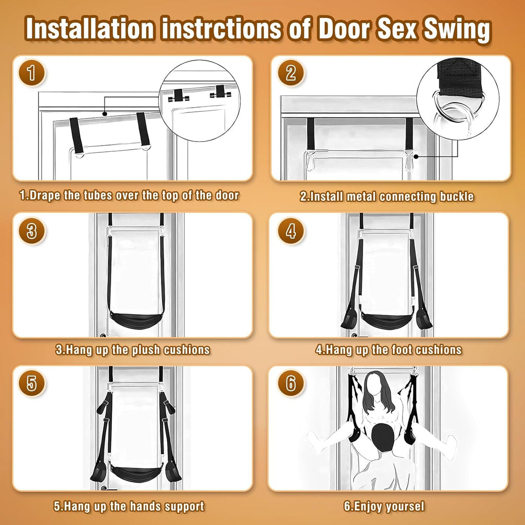DualyX 2-in-1 Door Sex Swing & Thigh Sling