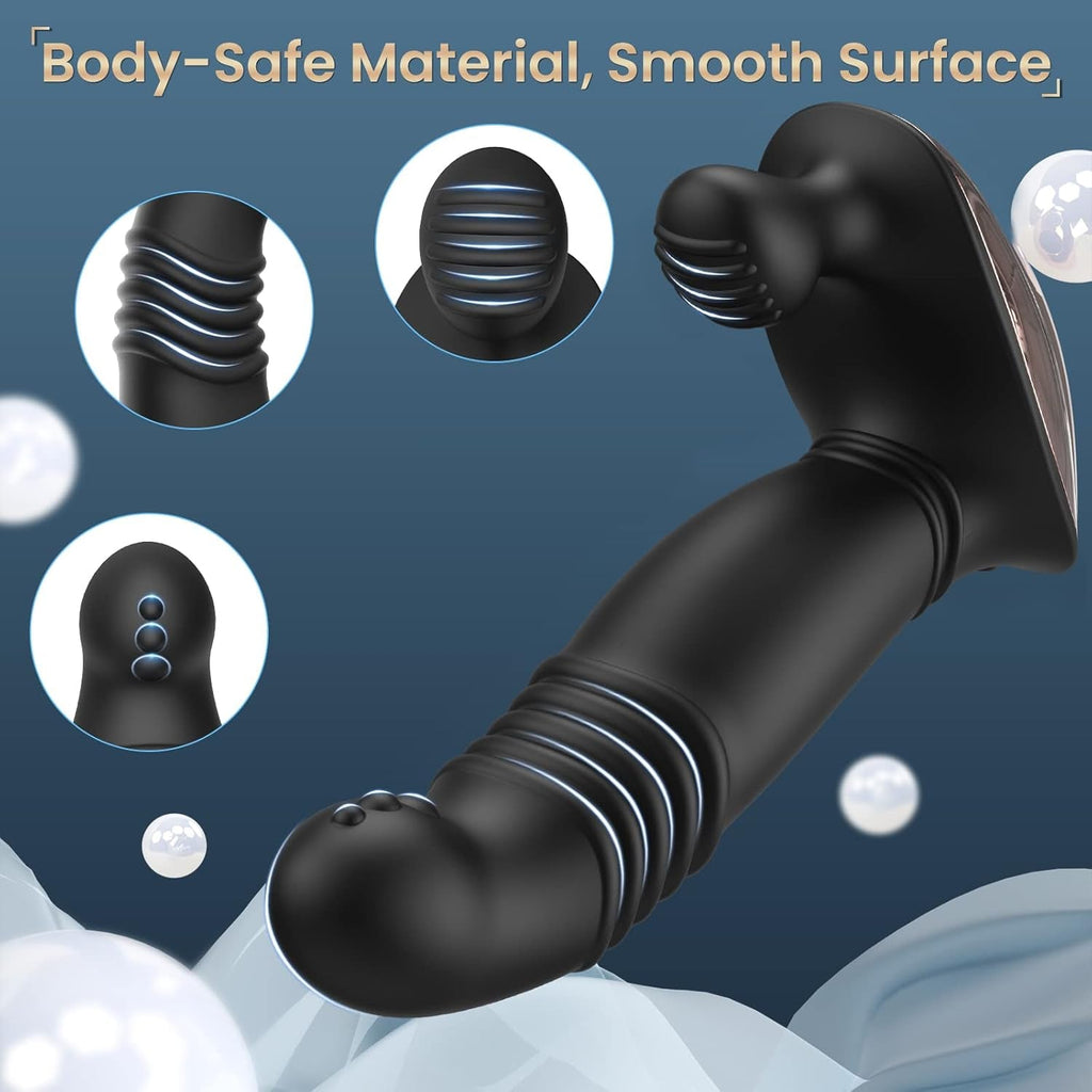 ThrustBead Thrusting Prostate Massager 9 Modes Remote Waterproof