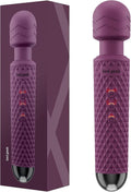 PrismFlex Wand Vibrator 20 Patterns 8 Speeds Rechargeable