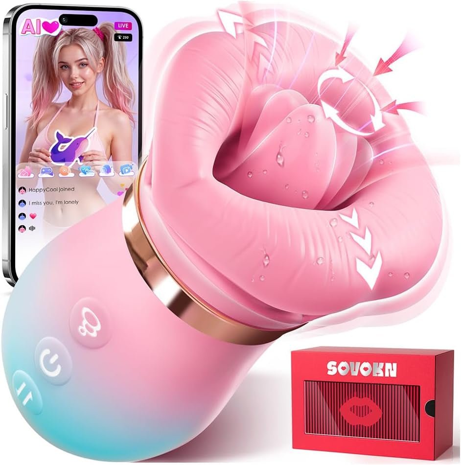 VelouraX AI Mouth Clit Sucker Wand App Waterproof Quiet