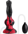 ColorKnot 8.3” Squirting  Silicone Dildo 2 Knots Suction Cup