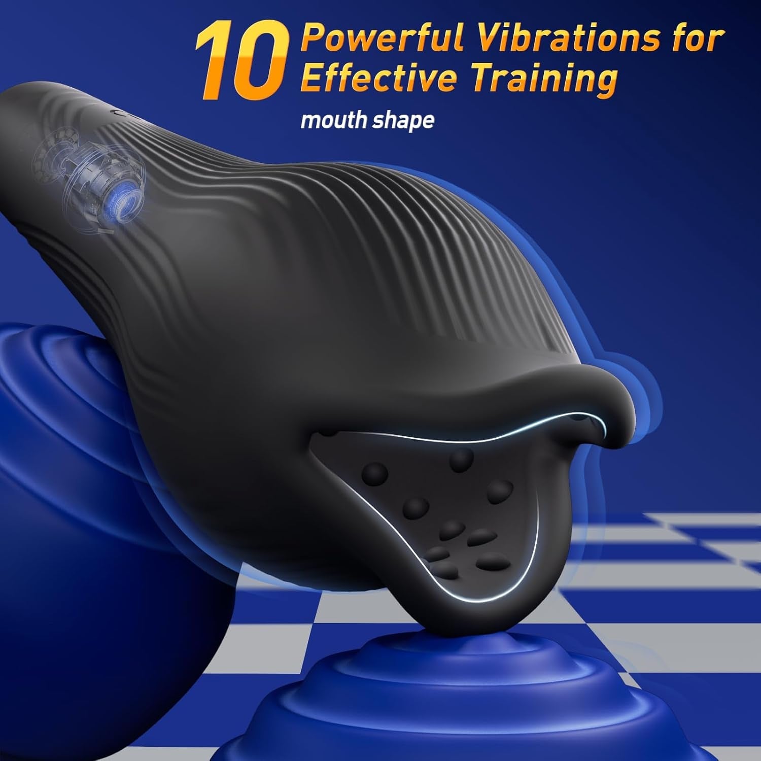 TongueWrap Licking Vibrator Trainer Sleeve 10 Modes
